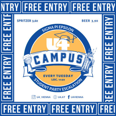 Mit dem Gutschein aus dem edudeals Gutscheinheft - Free Entry zum U4 Campus