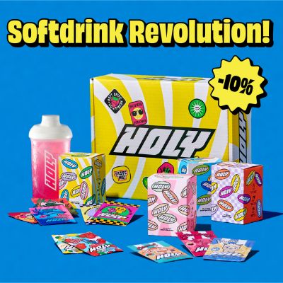 Spare 10 % auf HOLY Softdrinks!