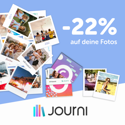 22% Rabatt auf deine gedruckten Fotos