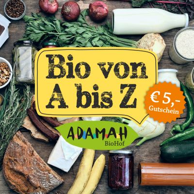5€ Gutschein bei ADAMAH BioHof