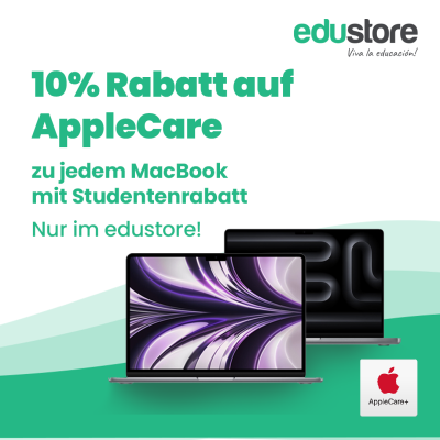 10 % Rabatt auf AppleCare zu jedem MacBook mit Studentenrabatt