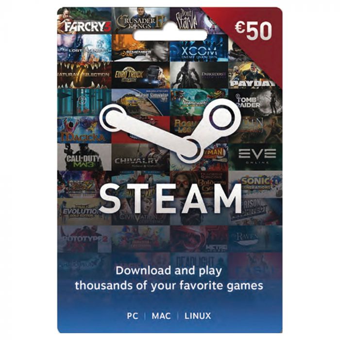 Steam Gutschein 50€