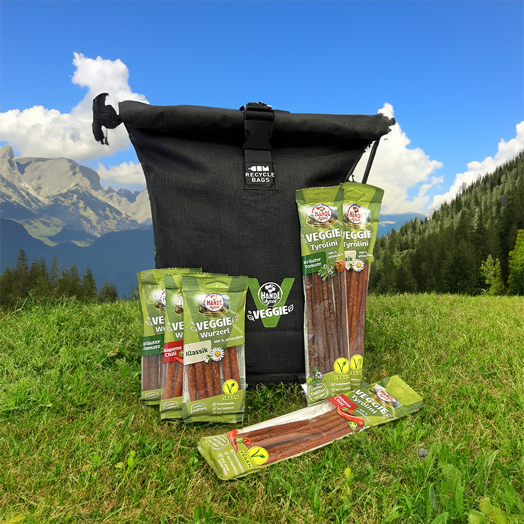 Gewinne 1 von 10x HANDL TYROL VEGGIE Rucksäcken