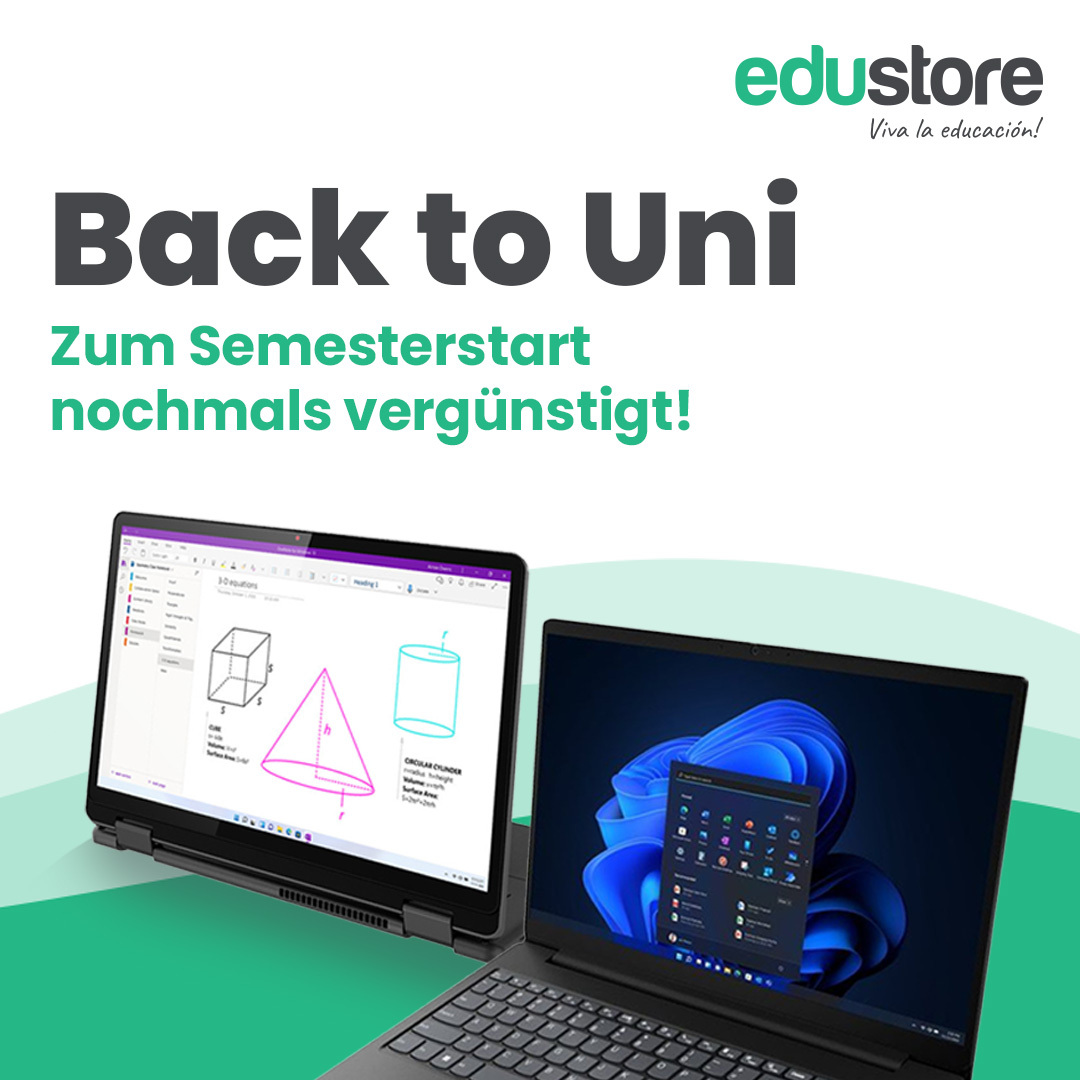 Back to Uni: Laptops für dein Studium jetzt nochmals vergünstigt!
