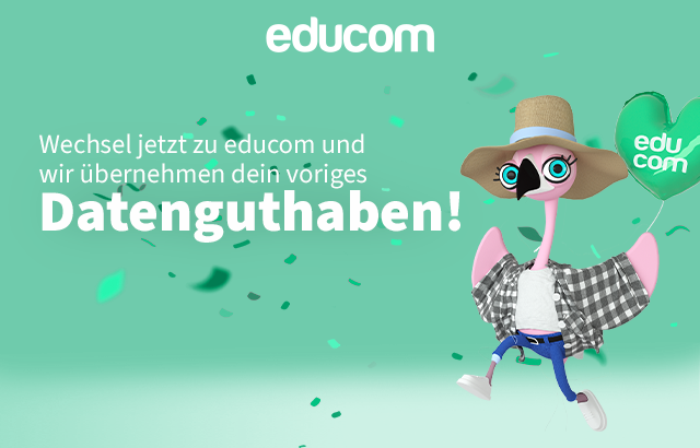 Datenmitnahme für alle educom friends
