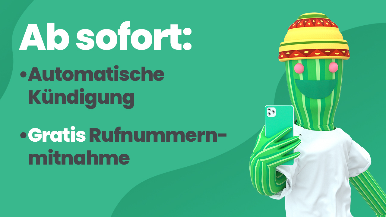 Einfacher Wechsel ab sofort möglich!
